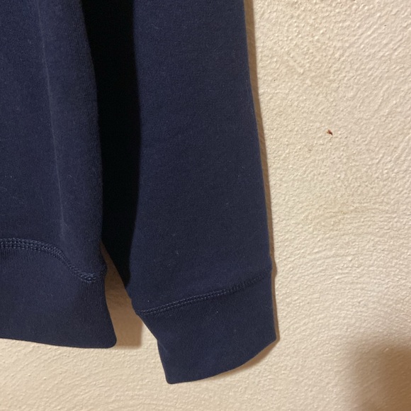 Polo by Ralph Lauren Blue Crewneck Sweater with Yellow Logo - Picture 8 of 10